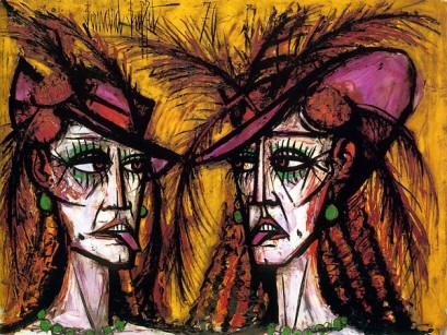 Bernard Buffet, Les Folles : Femmes aux chapeaux (1970)